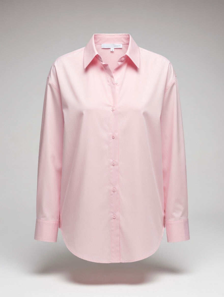 Sorbet bő szabású lening – Begonia Pink