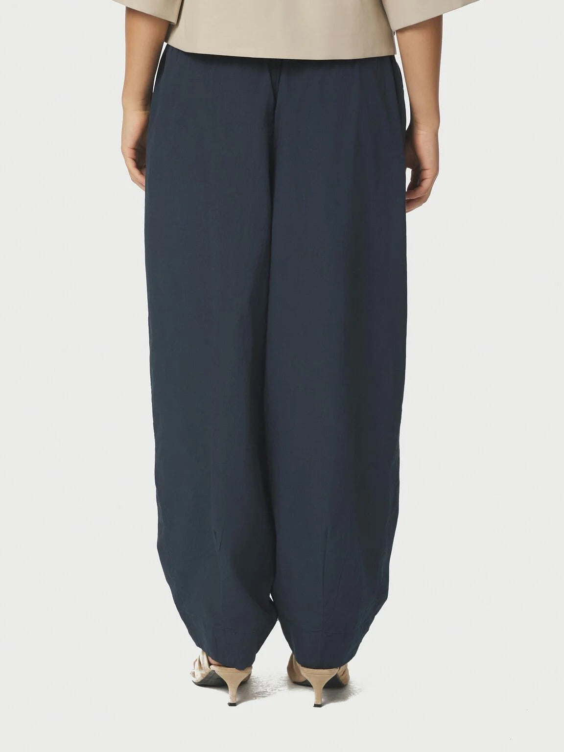 Neo Noir Prina C Poplin Pants – Navy