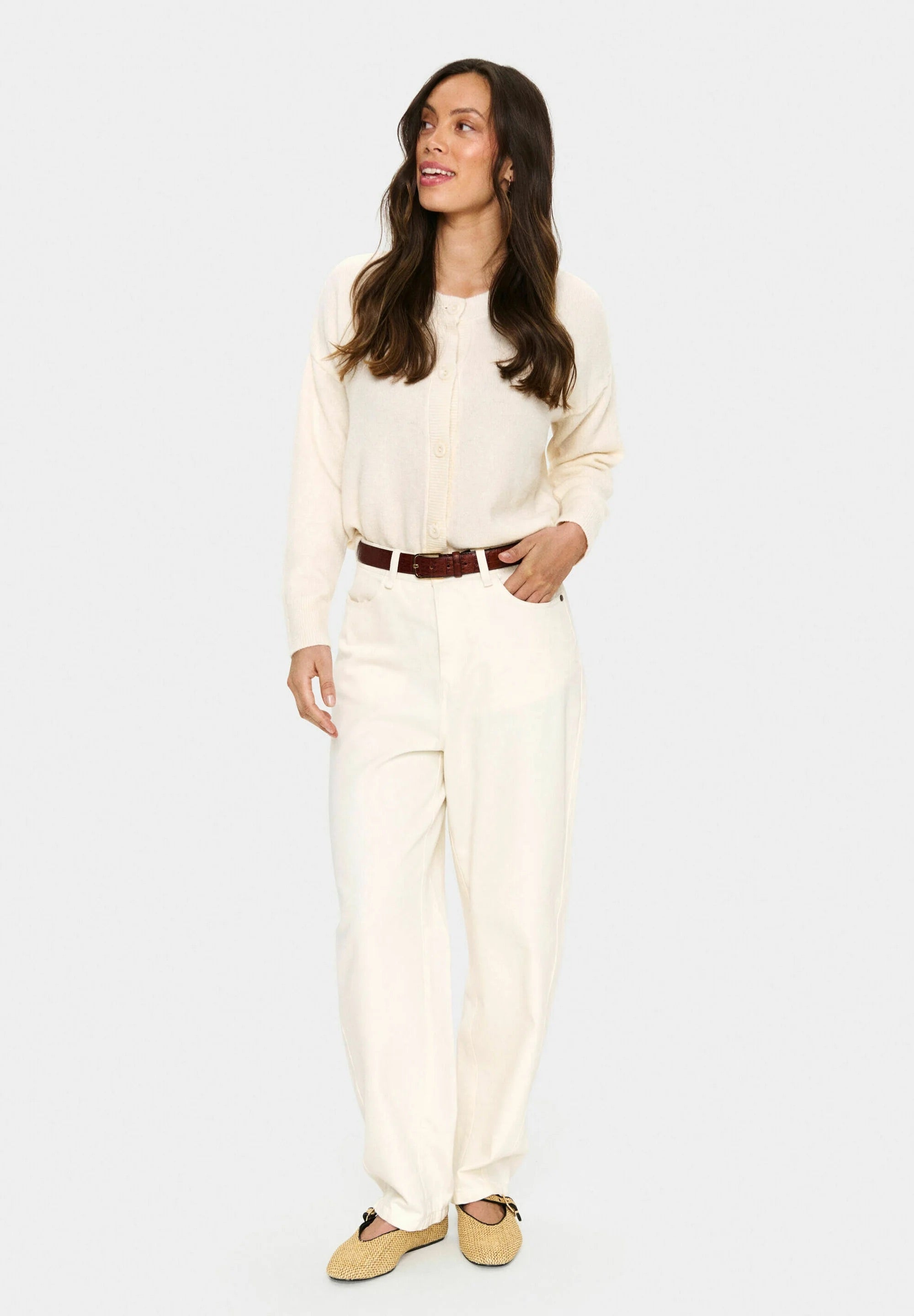 Saint Tropez SHELLYSZ Cardigan – Ice