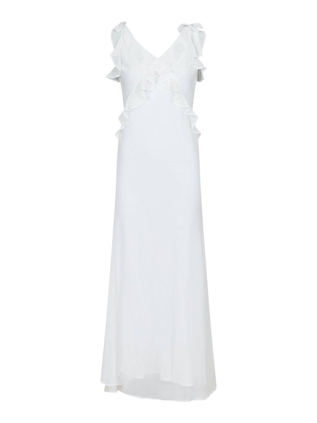 Neo Noir Dara fodros sifon maxiruha – fehér