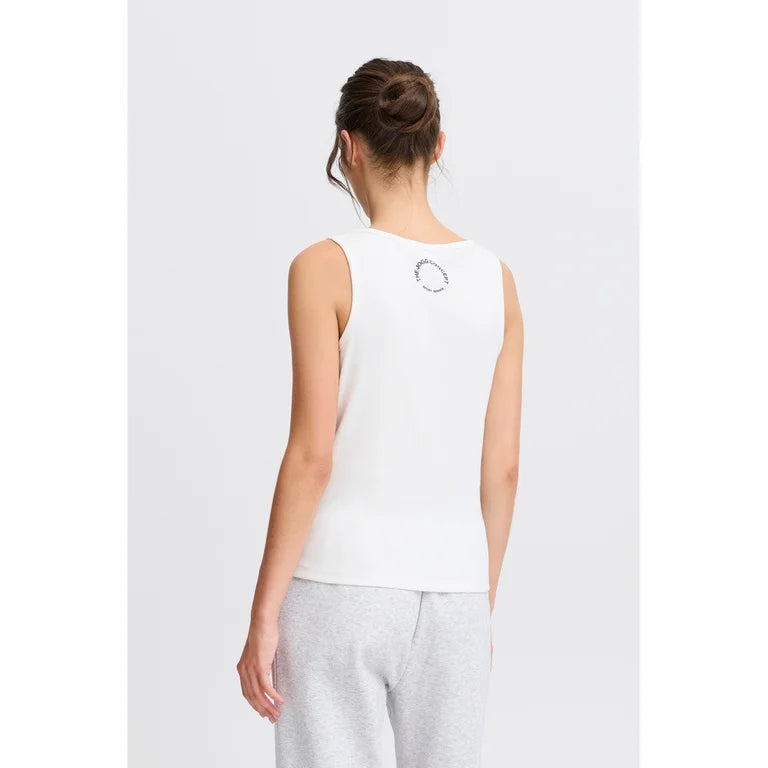 The Jogg Concept JCTonda Ribbed Tank Top – Off White