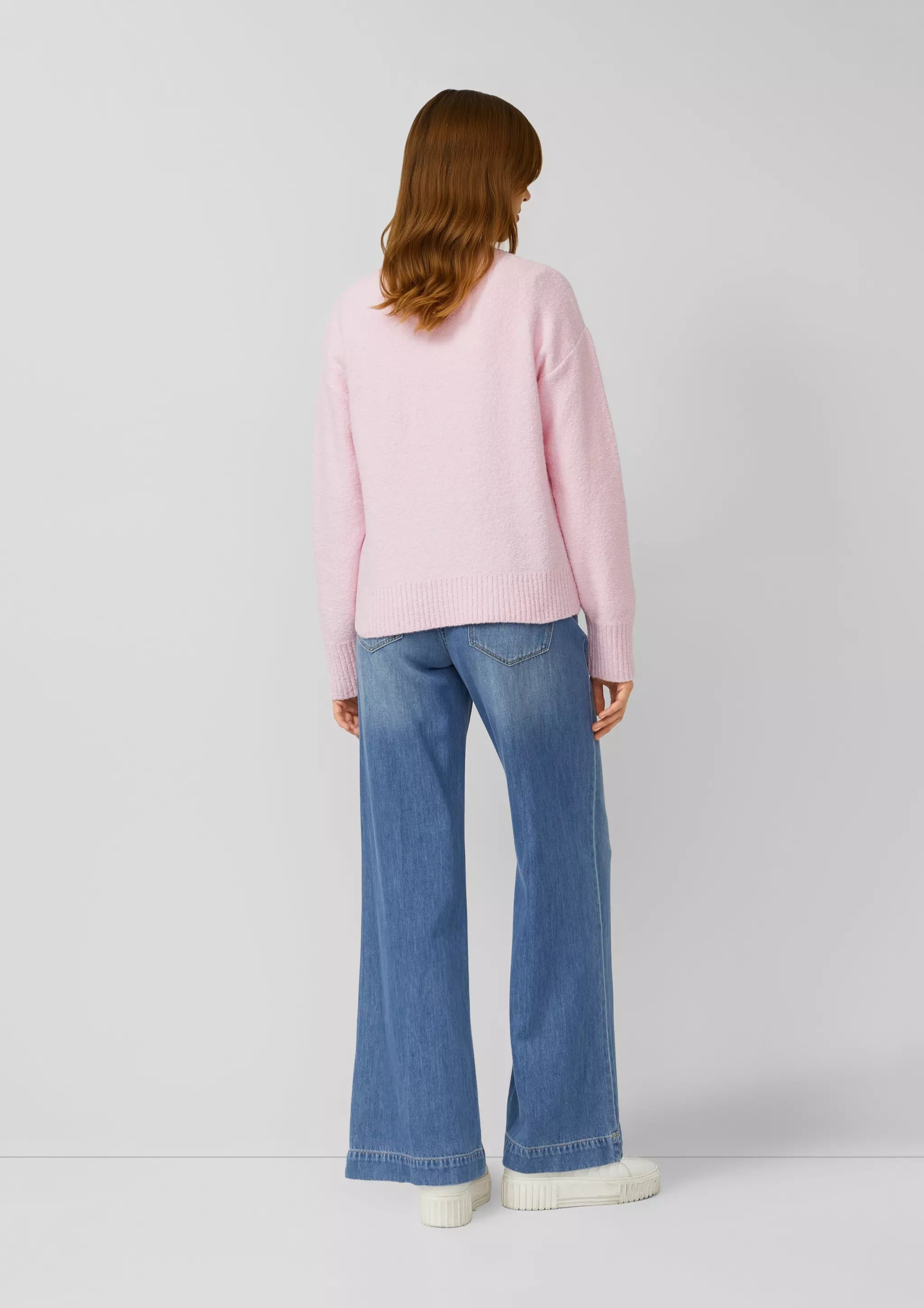 s.Oliver Relaxed-Fit Bouclé Jumper