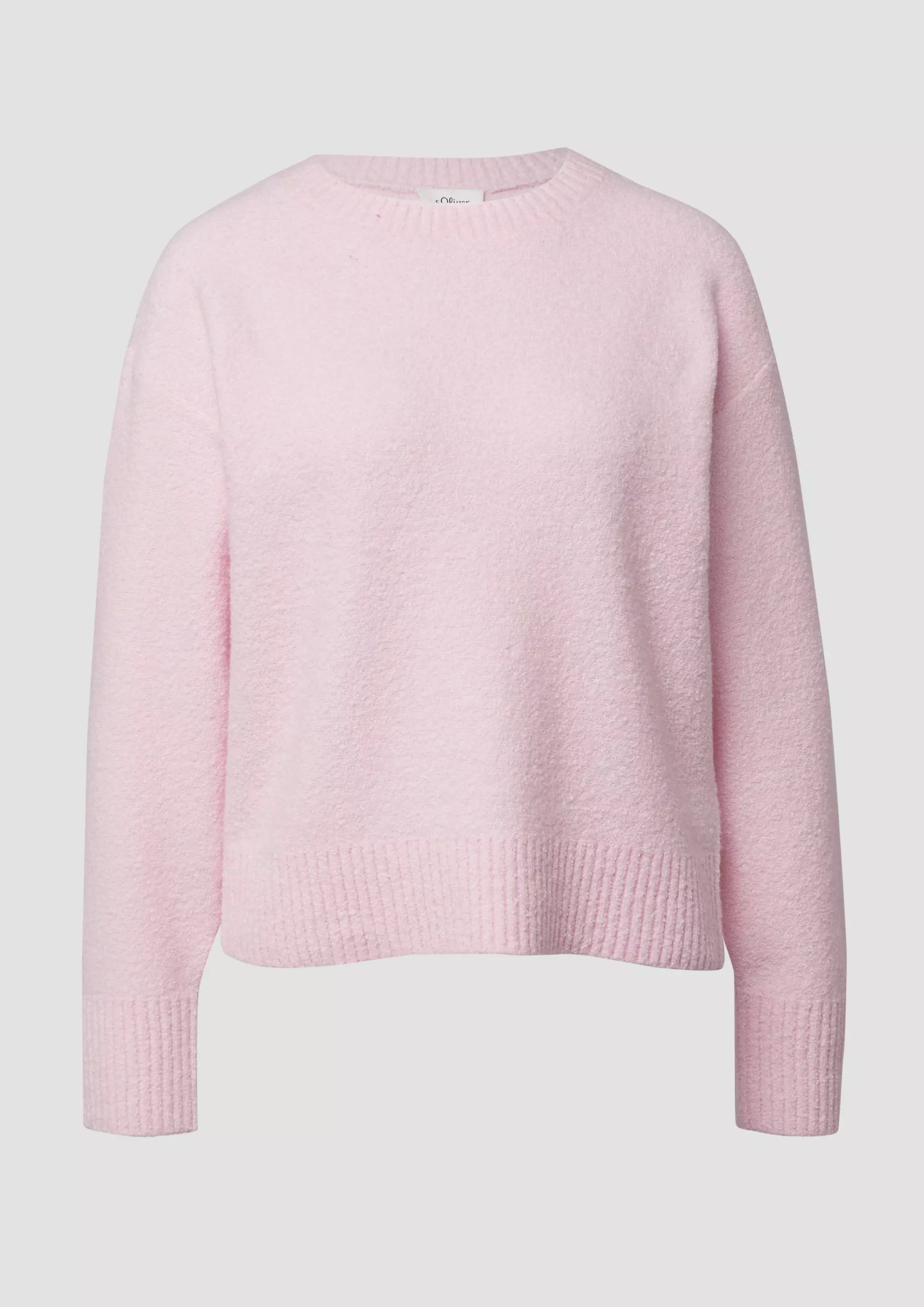 s.Oliver Relaxed-Fit Bouclé Jumper