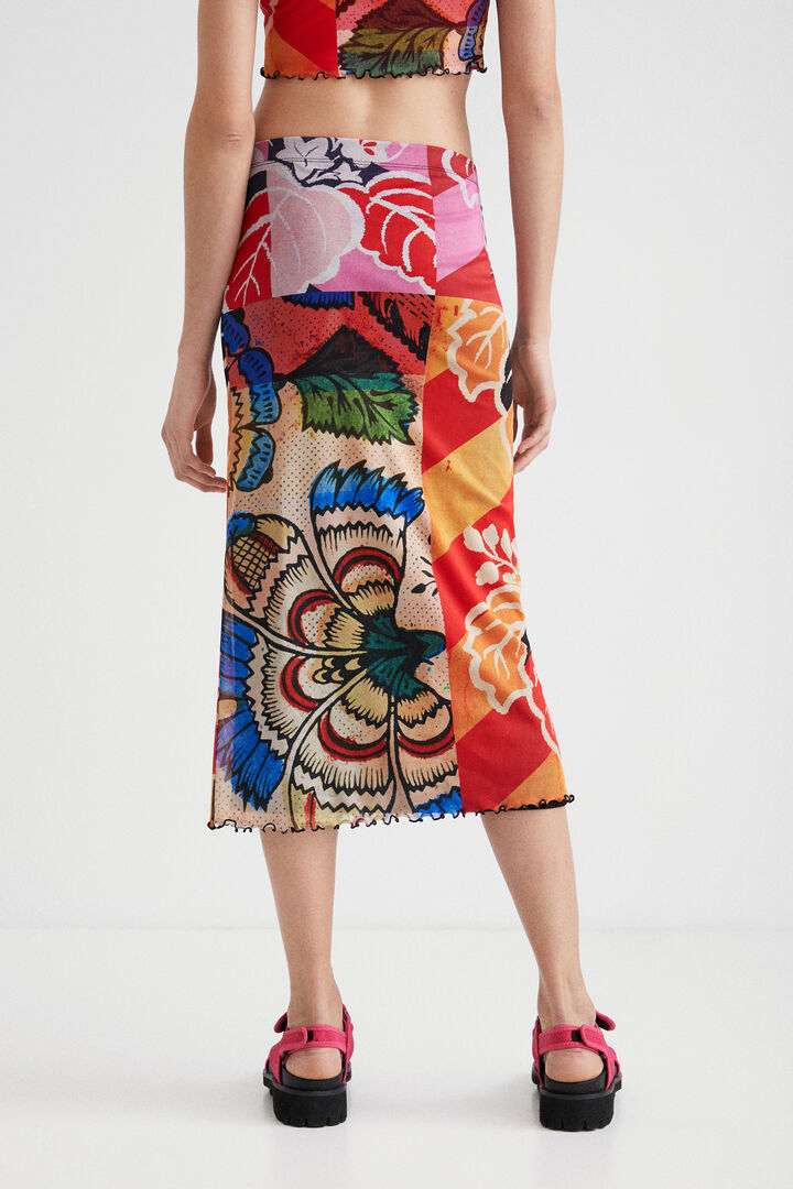 Desigual patchwork midiszoknya