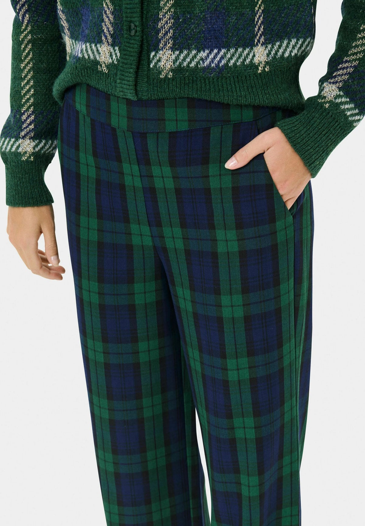 Saint Tropez MADONNASZ nadrág – Ocean Botanical Plaid