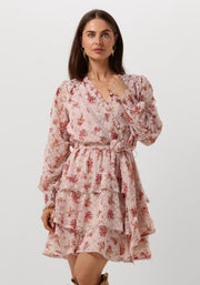 Neo Noir Ada Dreamy Rose sifon miniruha – rózsaszín