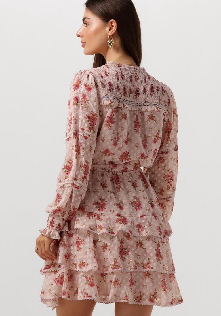 Neo Noir Ada Dreamy Rose sifon miniruha – rózsaszín