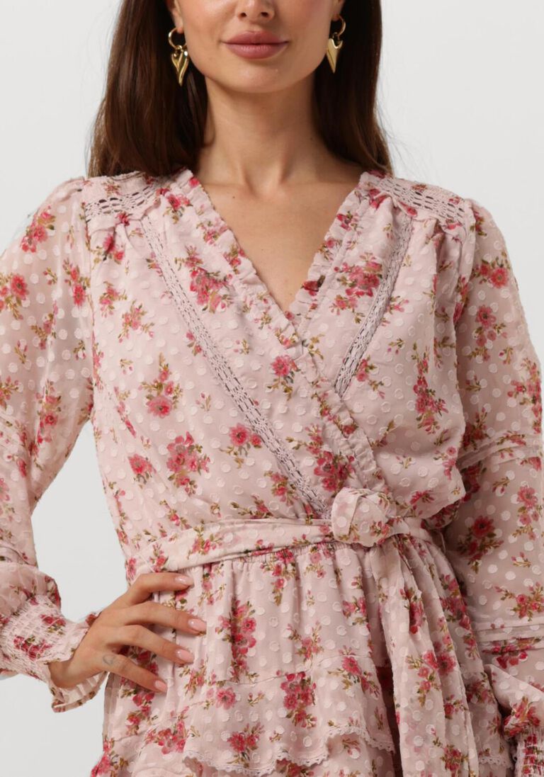 Neo Noir Ada Dreamy Rose sifon miniruha – rózsaszín