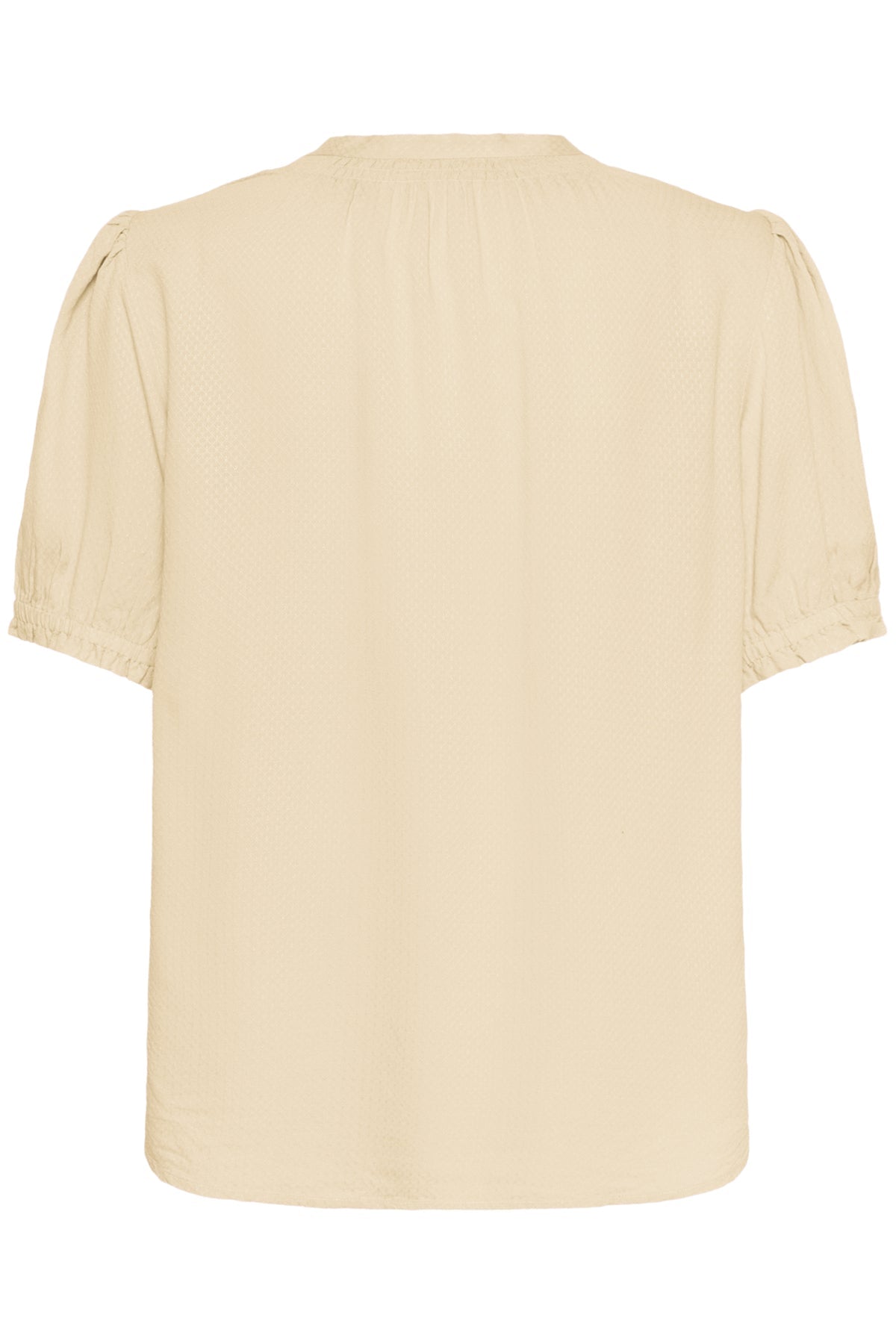 Saint Tropez BRITTASZ Short-Sleeve Blouse – Creme