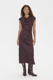 Saint Tropez MiggaSZ Wrap Dress – Black Shifted Strokes