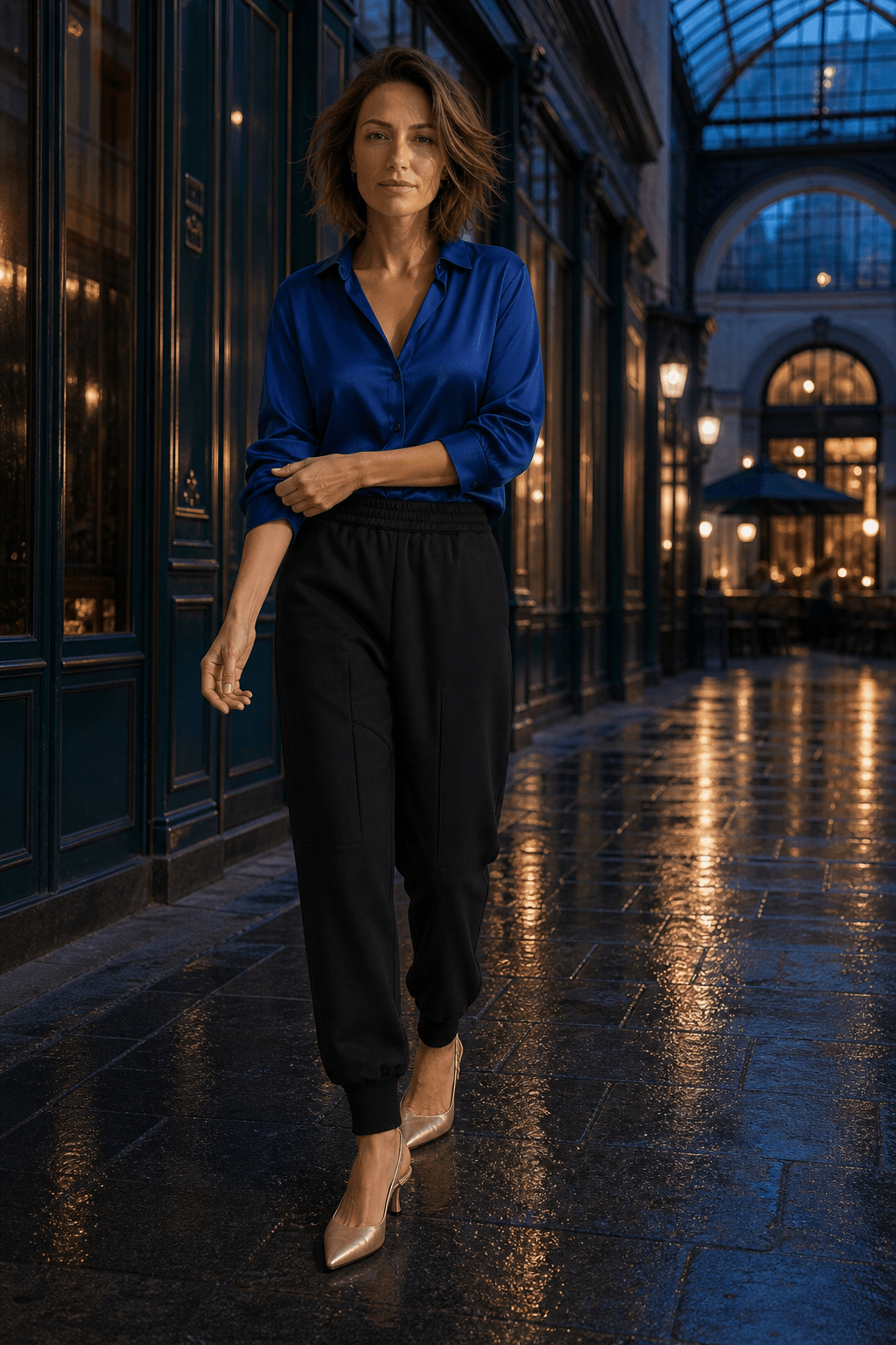 Co'couture Almira CC hosszú nadrág – fekete
