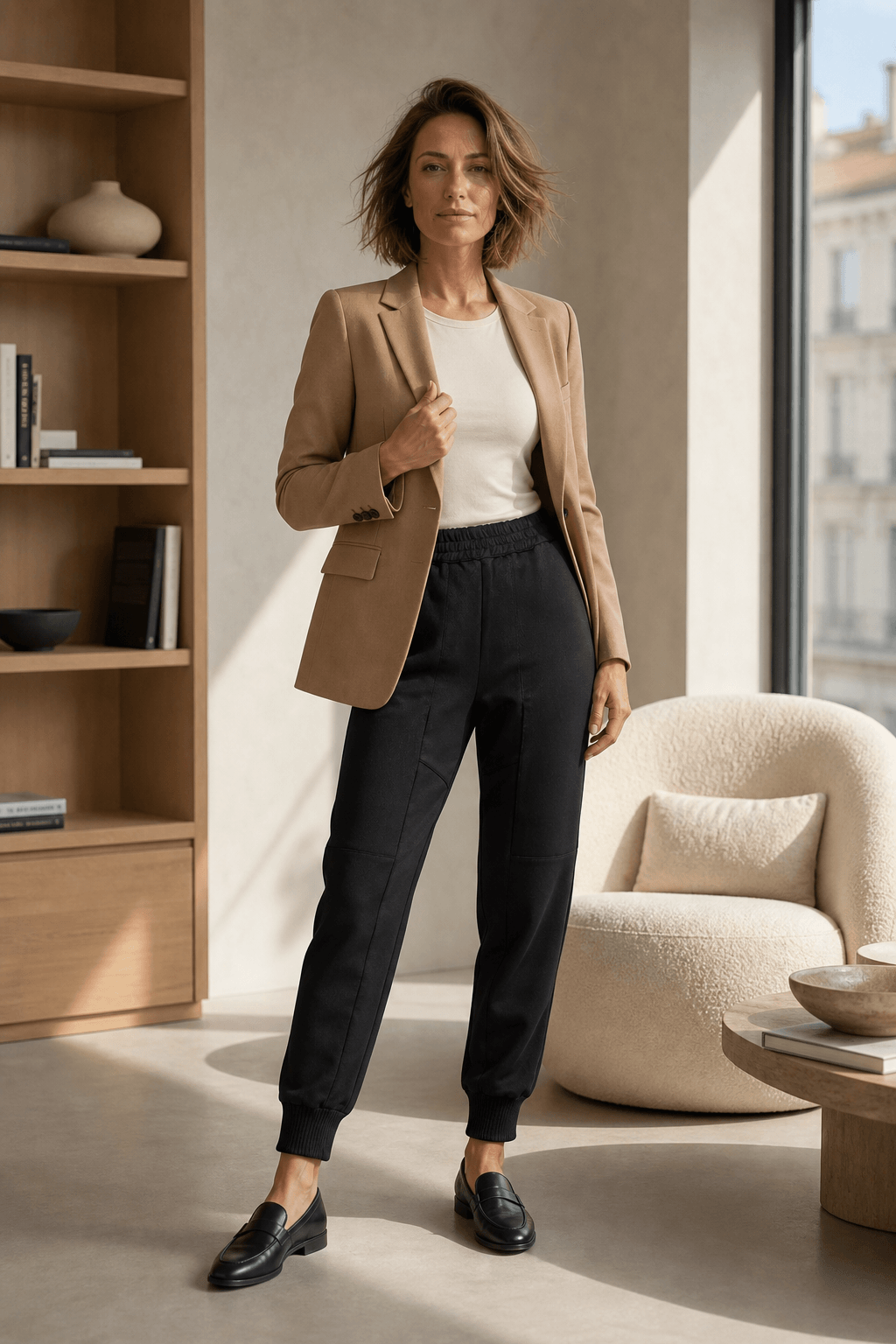 Co'couture Almira CC hosszú nadrág – fekete