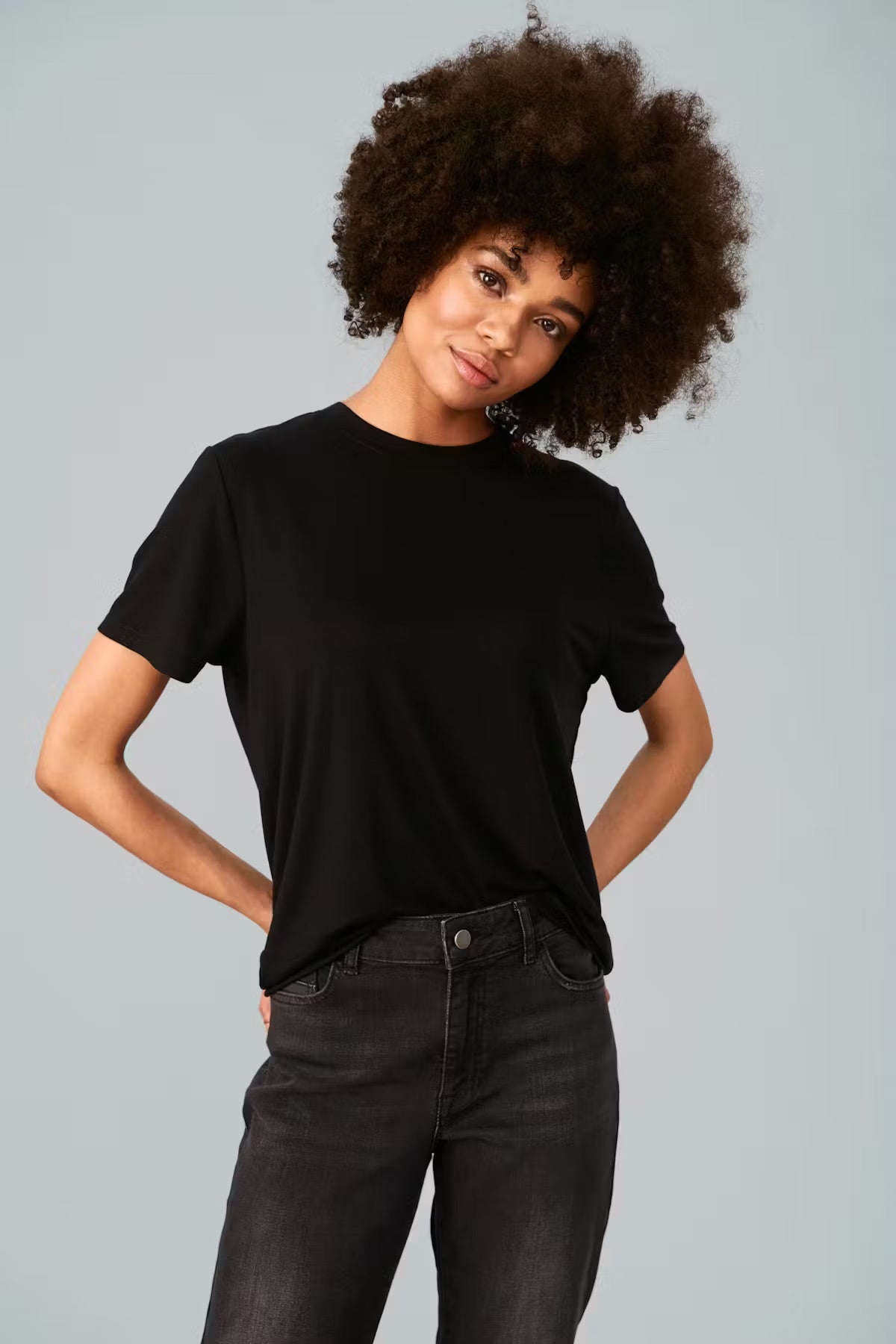 Saint Tropez AdeliaSZ T-Shirt – Black