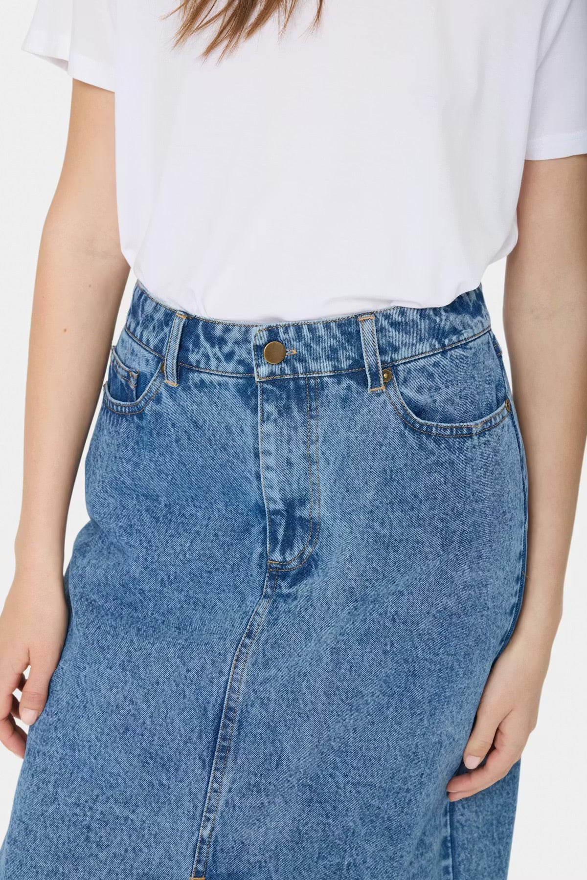 Saint Tropez GabiSZ Skirt – Light Blue Denim