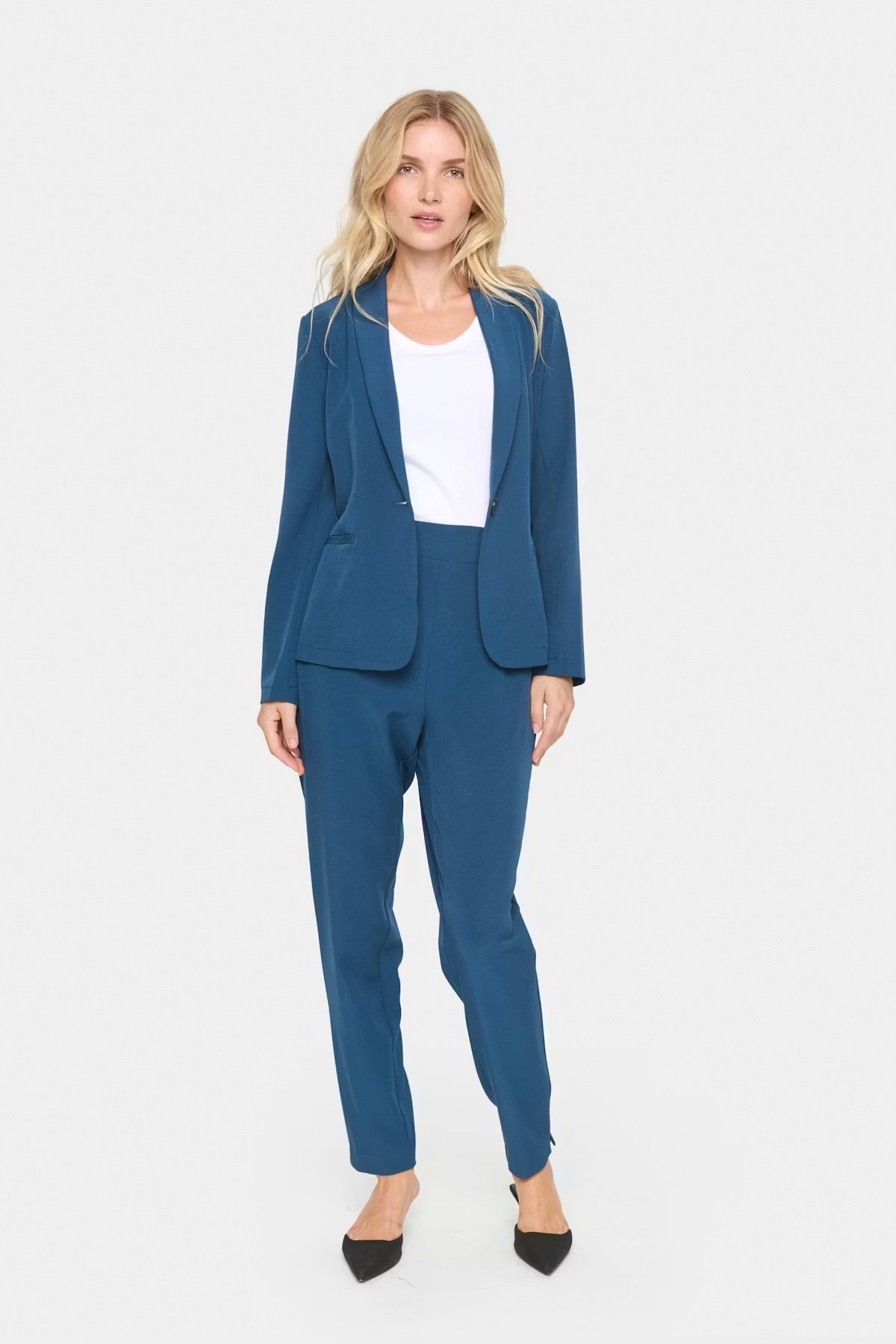 Saint Tropez CelestSZ Trousers – Teal Blue