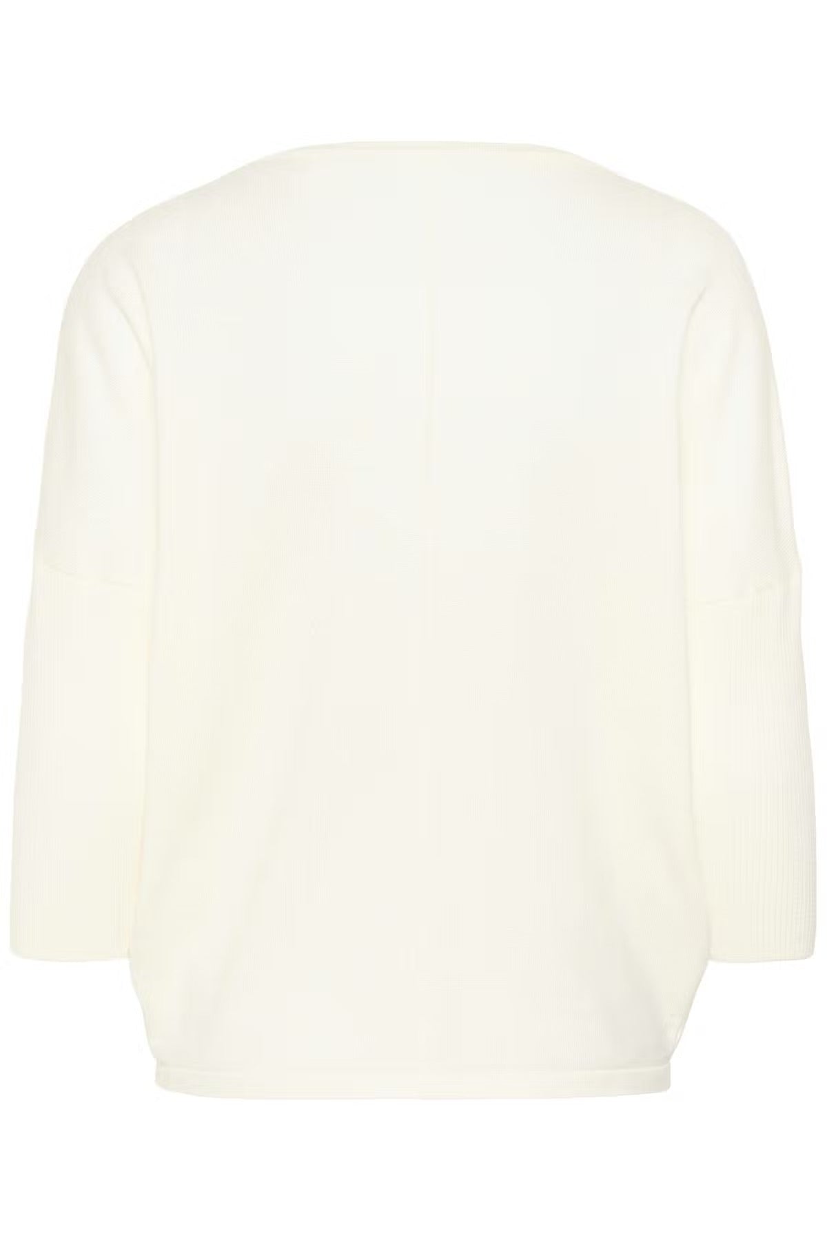 Saint Tropez MilaSZ R-Neck Jumper – White