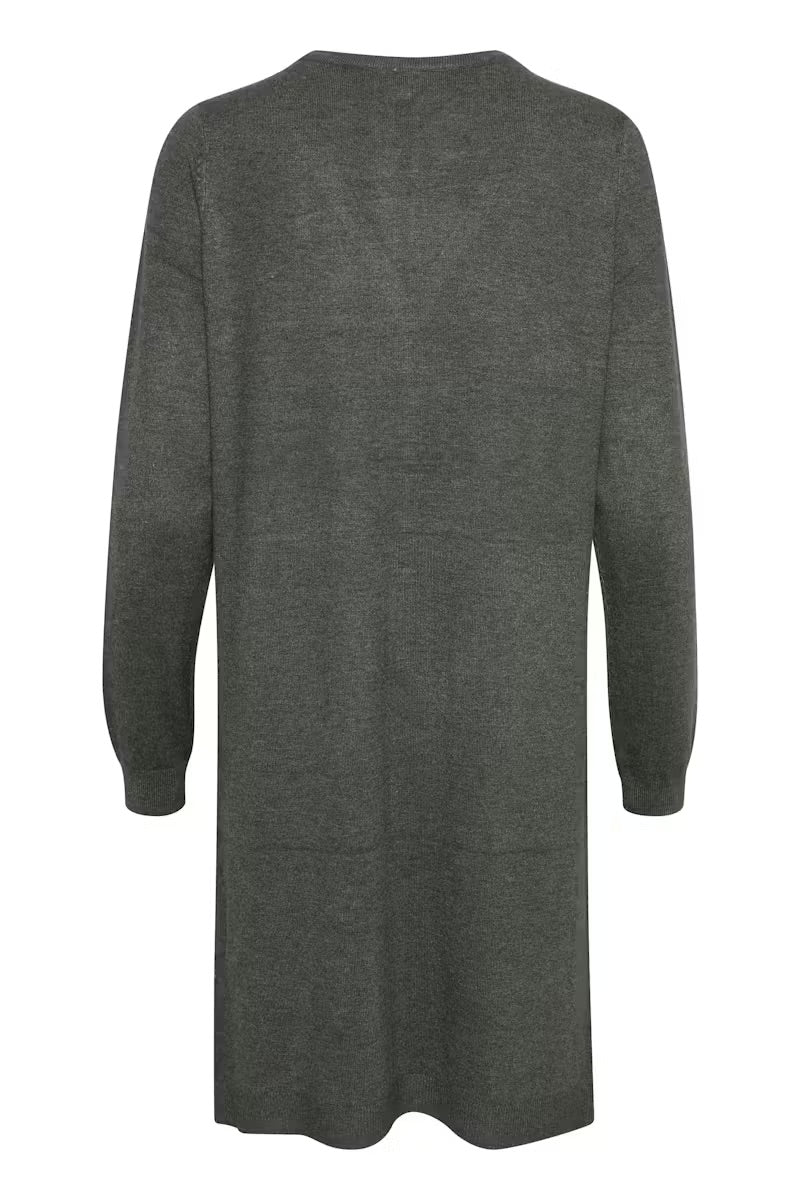 Saint Tropez Long Cardigan with Pockets – Grey