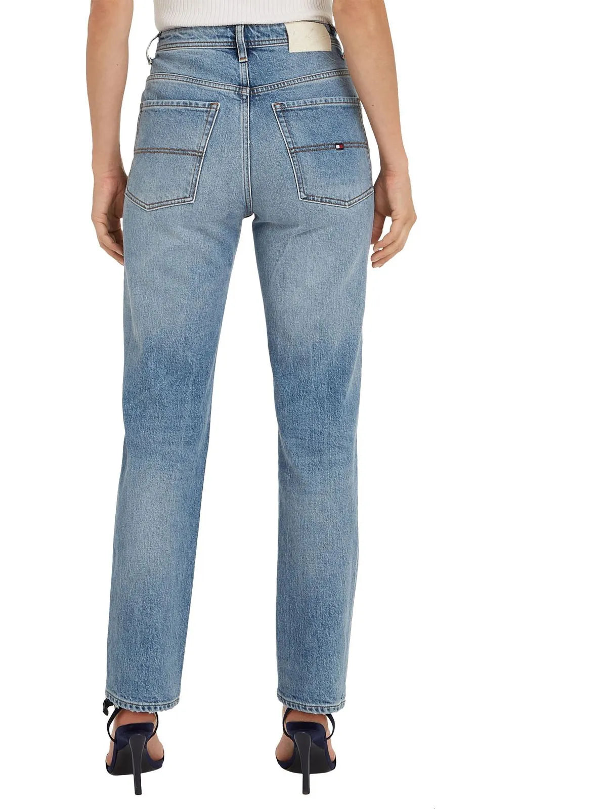 Tommy Hilfiger x Shawn Mendes egyenes szárú, bokahosszúságú farmernadrág