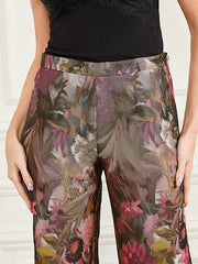 Marciano by Guess Kate Printed Pant - Printed Pants in floral pattern, elegant women's fashion, premium brand clothing.
