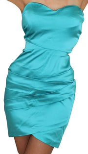Marciano by GUESS Party Dress in turquoise-aqua, strapless body-hugging style for women's fashion, premium brands.