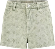 Guess Claudia Embroidered Denim Shorts – Floridada Green
