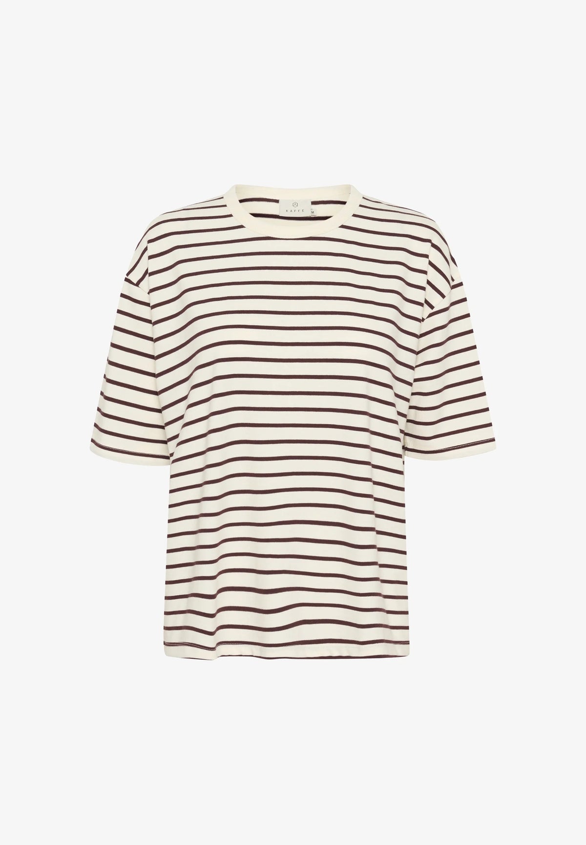 Kaffe Kawinny Oversized Breton Stripe T-Shirt