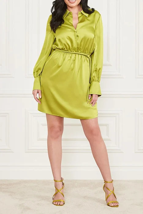 Marciano by Guess Satin-Finish Dress