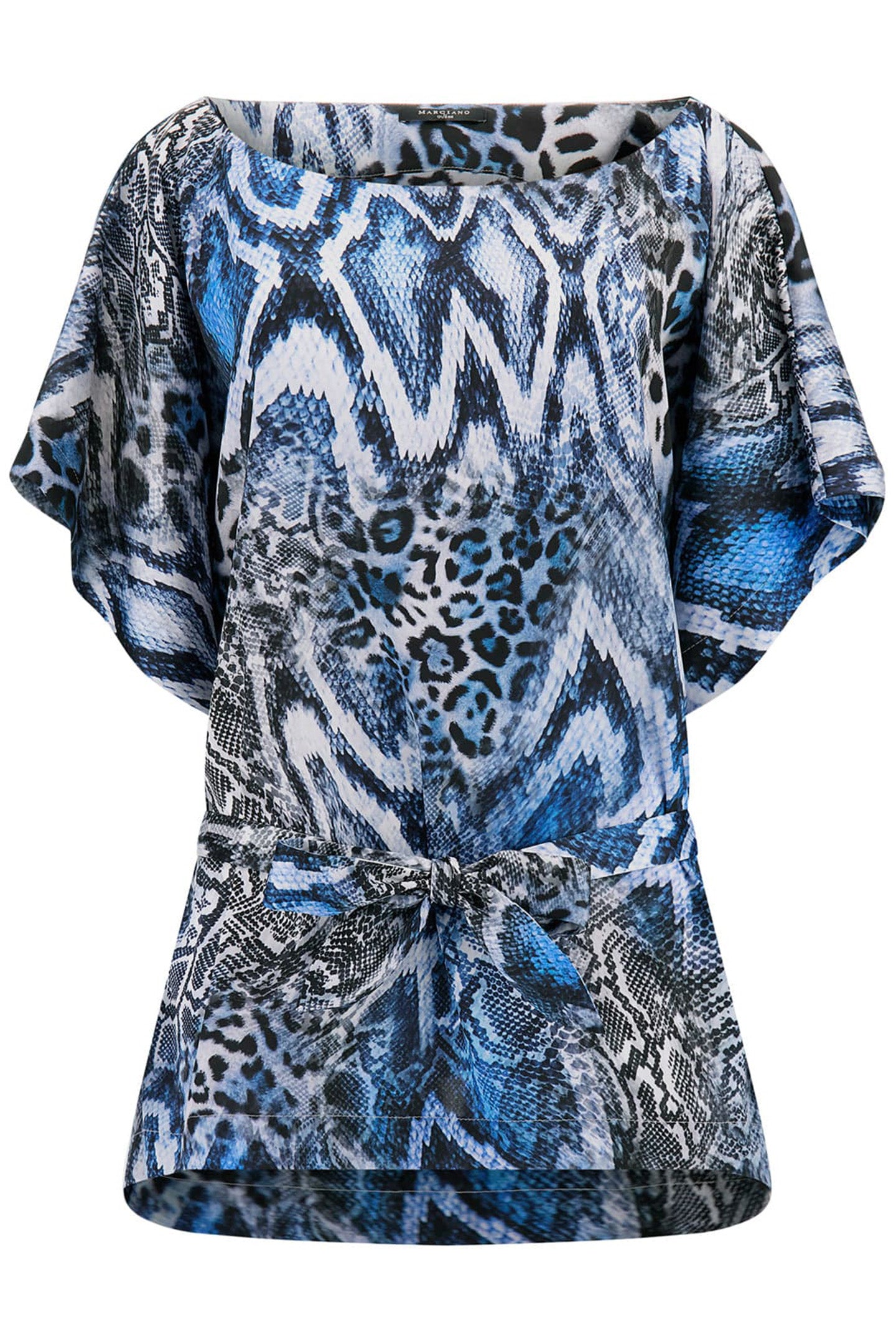 Marciano by Guess Josette Kimono - Midnight Snake in blue and black patterns, perfect for women's fashion and designer clothing outfits.