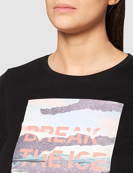 s.Oliver Long-Sleeve T-Shirt – BREAK THE ICE Graphic – Regular Fit