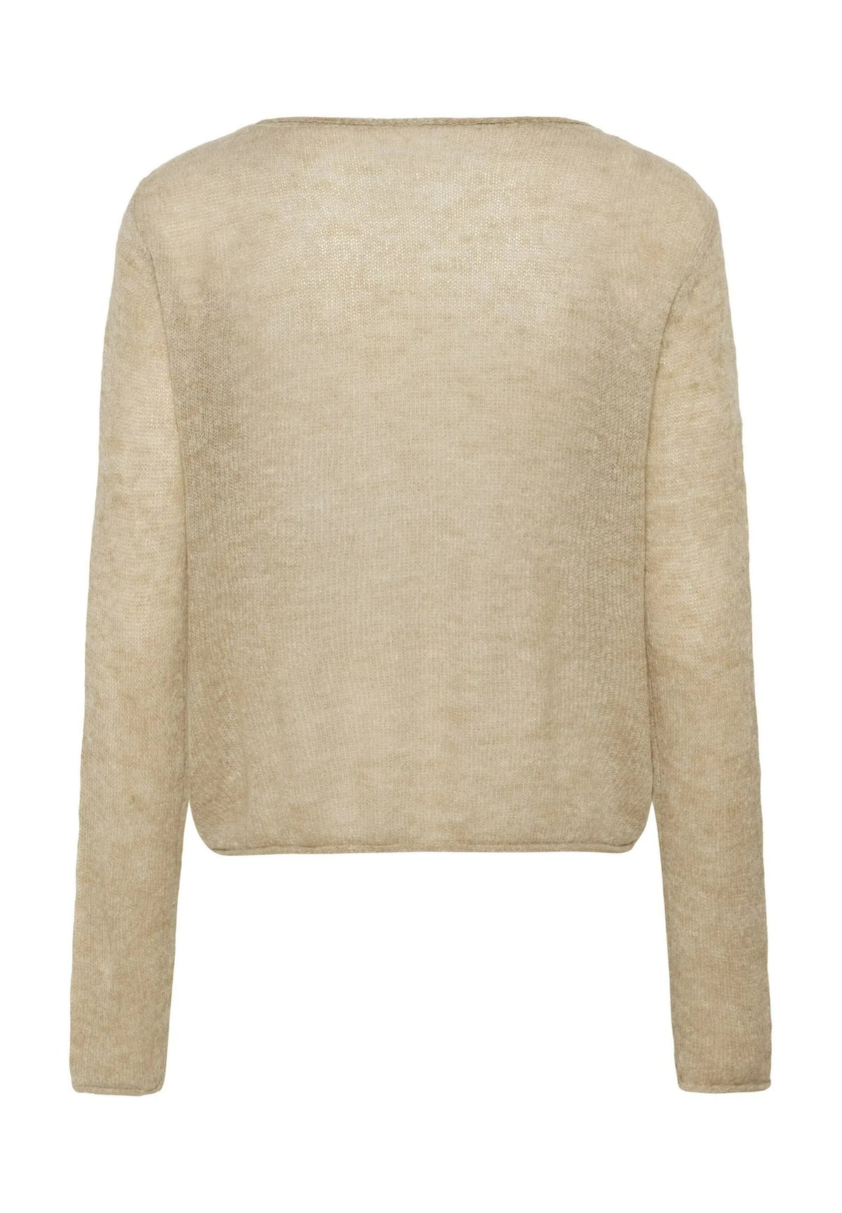 Saint Tropez ANELISZ BOATNECK Jumper – Oxford Tan Melange