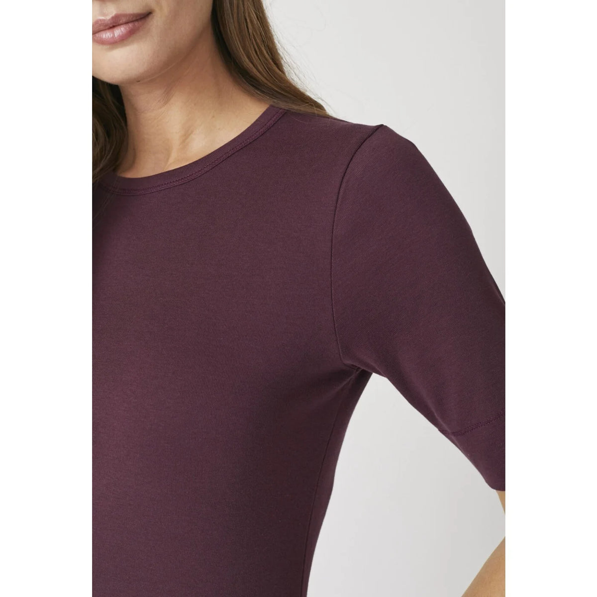 Co'couture Granny CC biopamut póló – padlizsán
