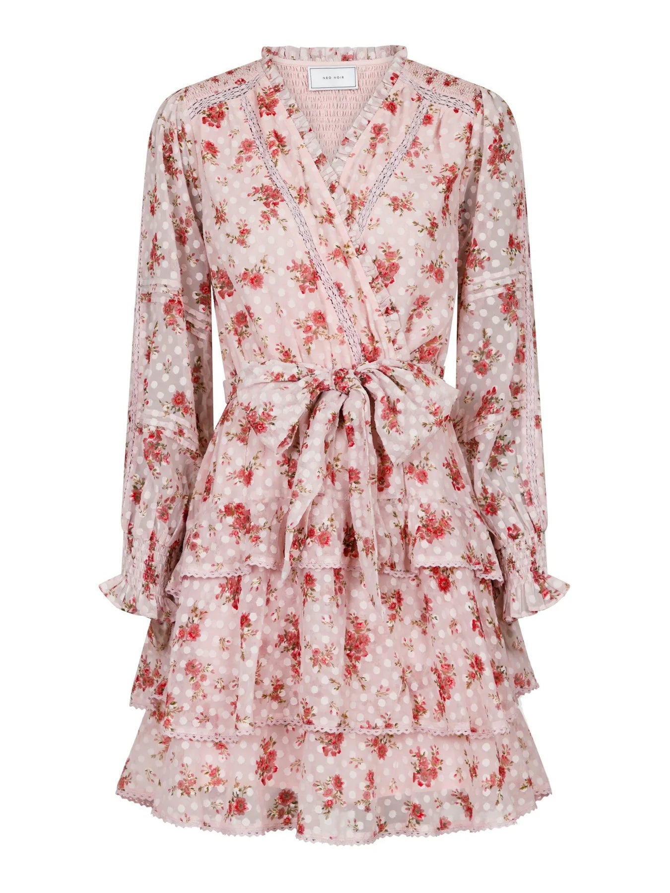 Neo Noir Ada Dreamy Rose sifon miniruha – rózsaszín