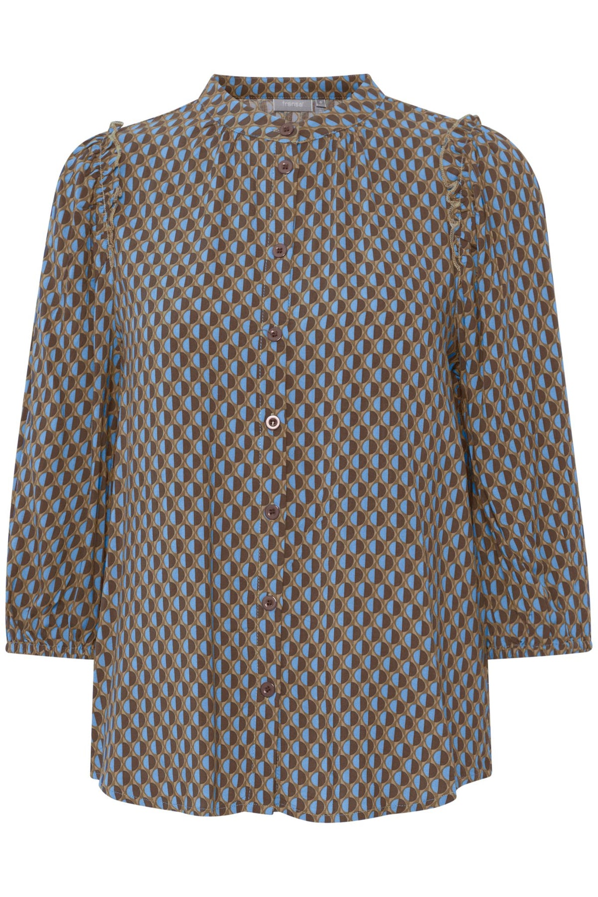 Fransa FXCIRLA Blouse Brown/Blue