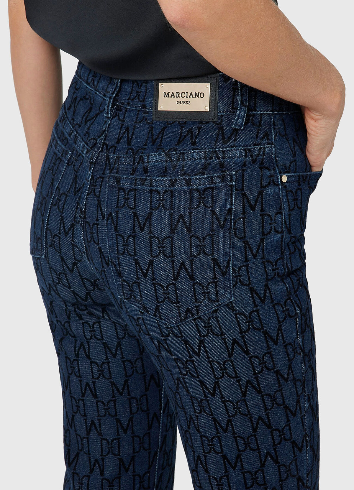 Marciano by Guess® BEA monogram jeans – blue