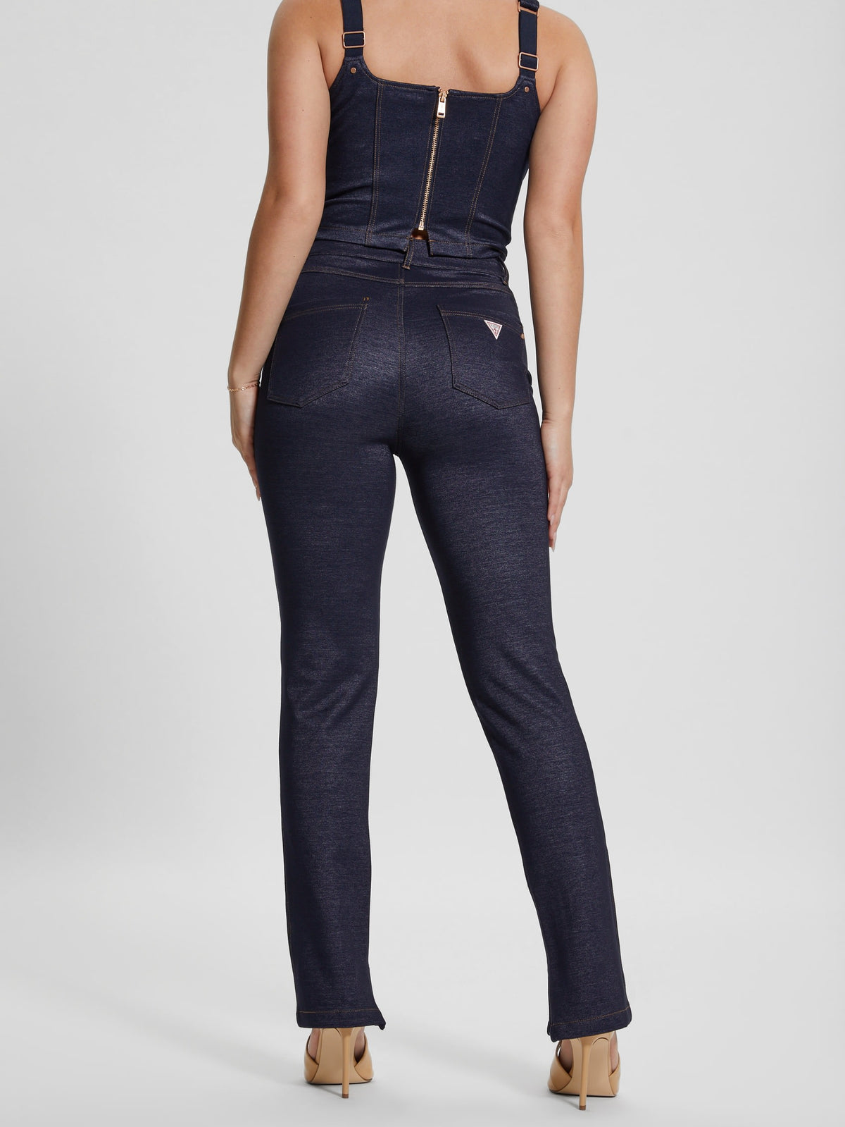 Guess Caroline Dark Blue Straight-Leg Jeans