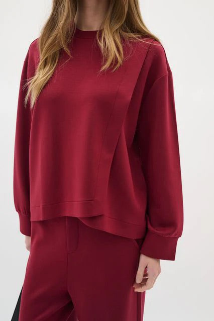InWear Gida Oversized Sweatshirt – Wine Red