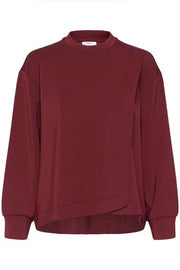 InWear Gida Oversized Sweatshirt – Wine Red