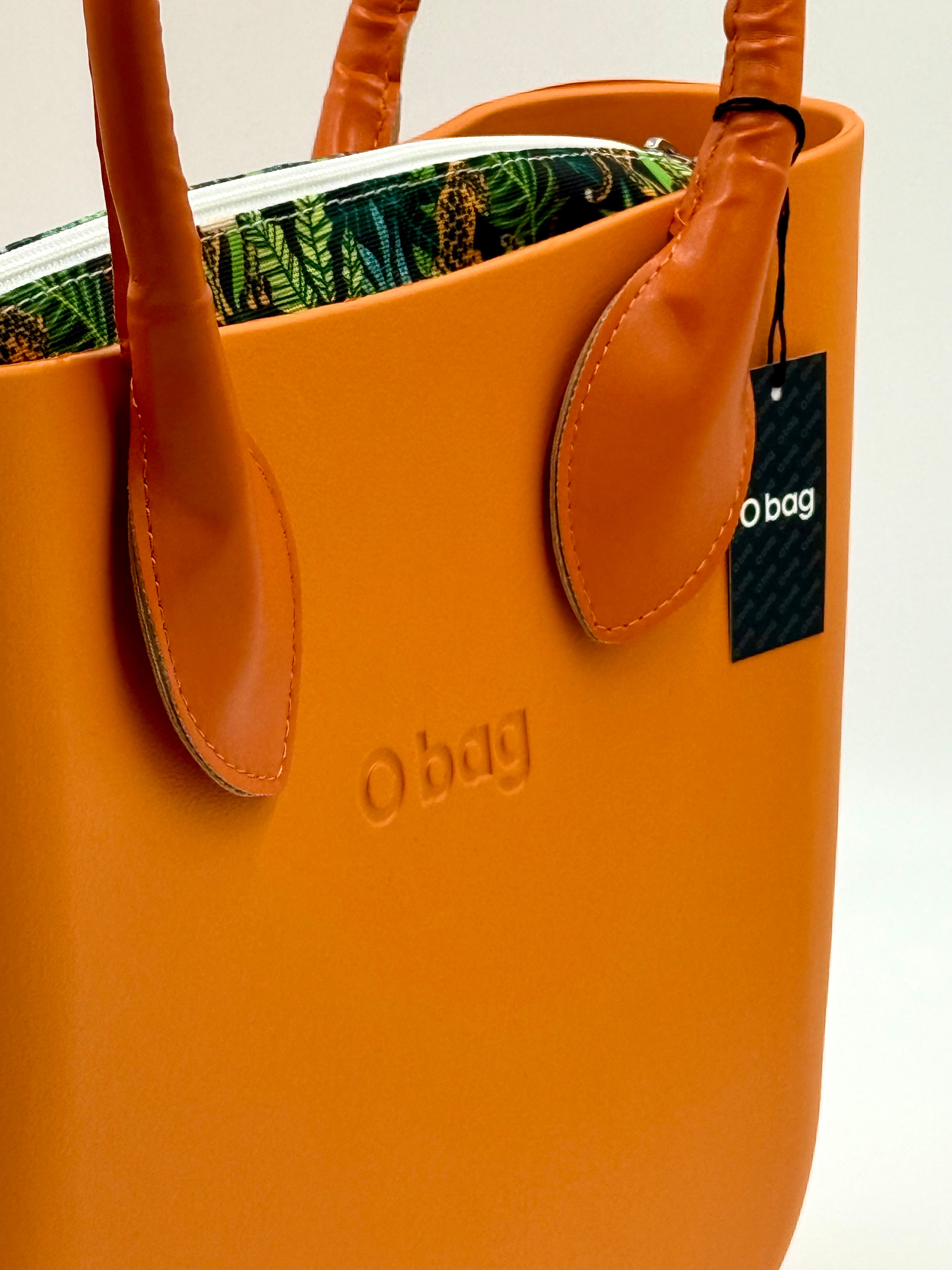 O bag Mini Jungle-Lined Handbag – Caramel