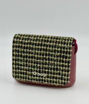 O bag O Pocket táska tweed fedéllel – mályva