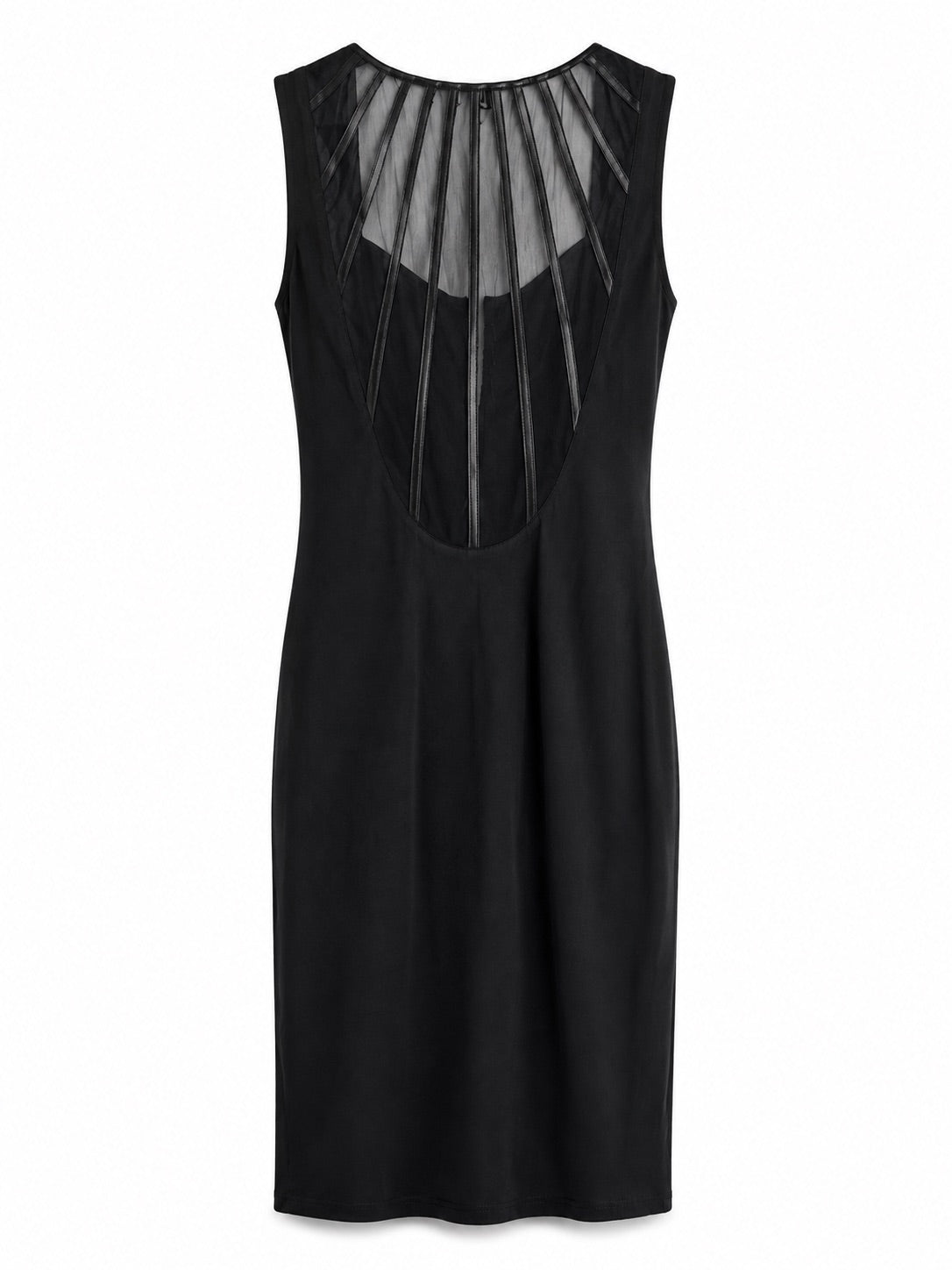 Marciano by Guess Mesh Panel Bodycon Dress – Black