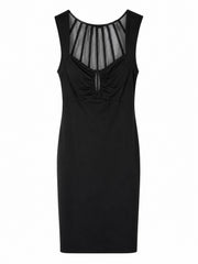 Marciano by Guess Mesh Panel Bodycon Dress – Black