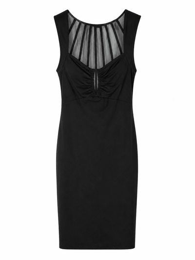 Marciano by Guess testhezálló ruha hálós betéttel – fekete