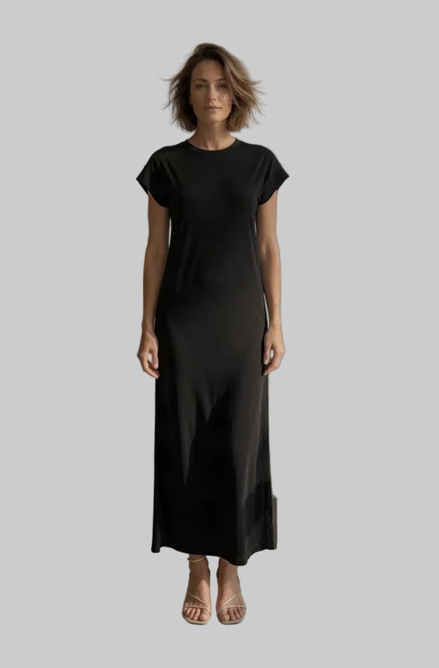 PIECES PCANDORA Short-Sleeve Round-Neck Lena Maxi Dress