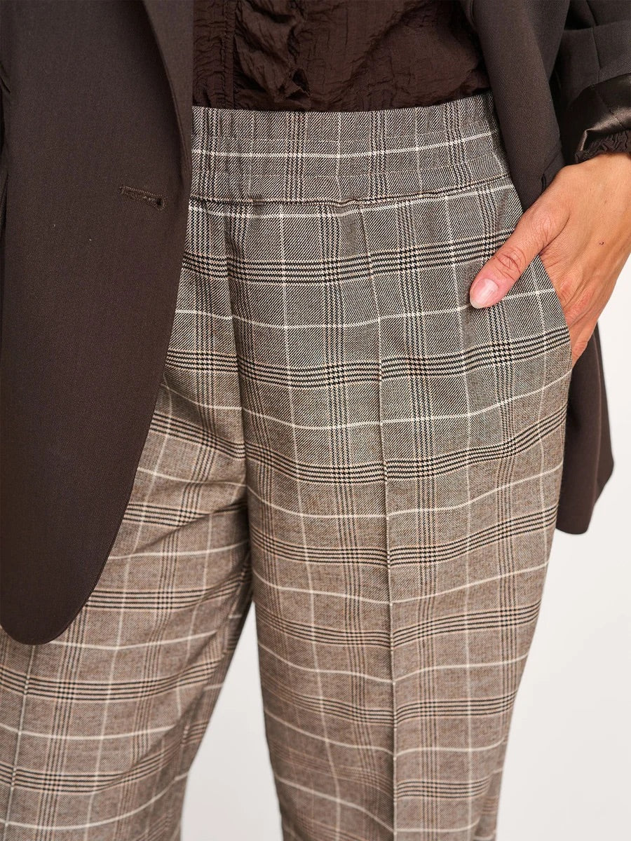 Co'couture Claudine CC Wide-Leg Trousers – Walnut