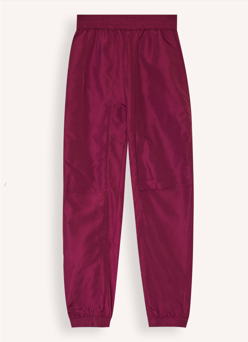Co'couture Trice Tech Trousers – Burgundy