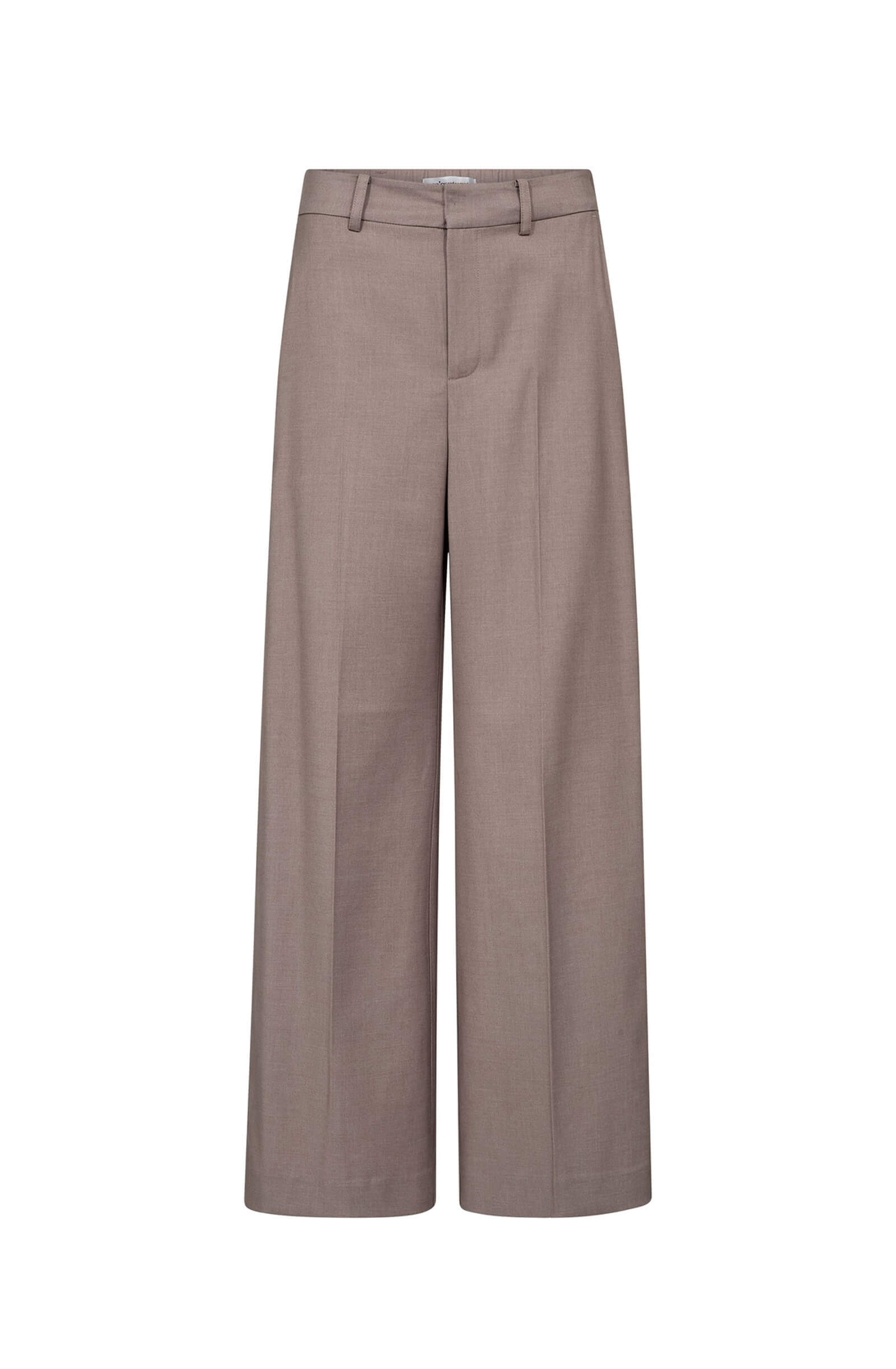 Co'couture Matty Wave Seam Wide-Leg Trousers – Mauve
