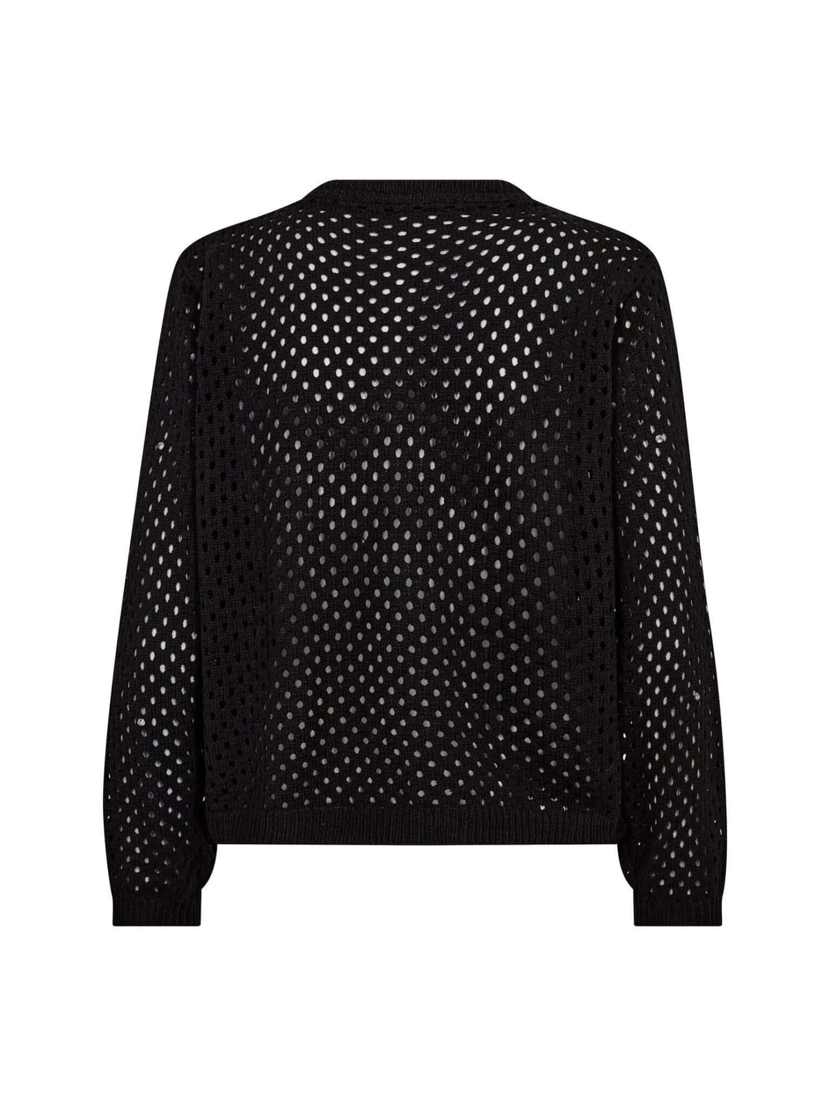 Co'couture Hoopa Krystal Cardigan – Black