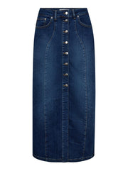 Co'couture Tyler Denim Midi Skirt – Denim Blue