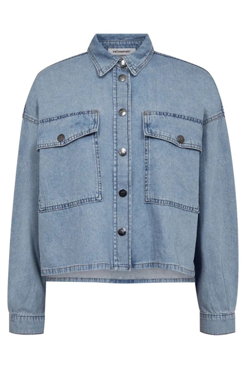 Co'couture Cindy CC Denim Shirt – Fade Denim