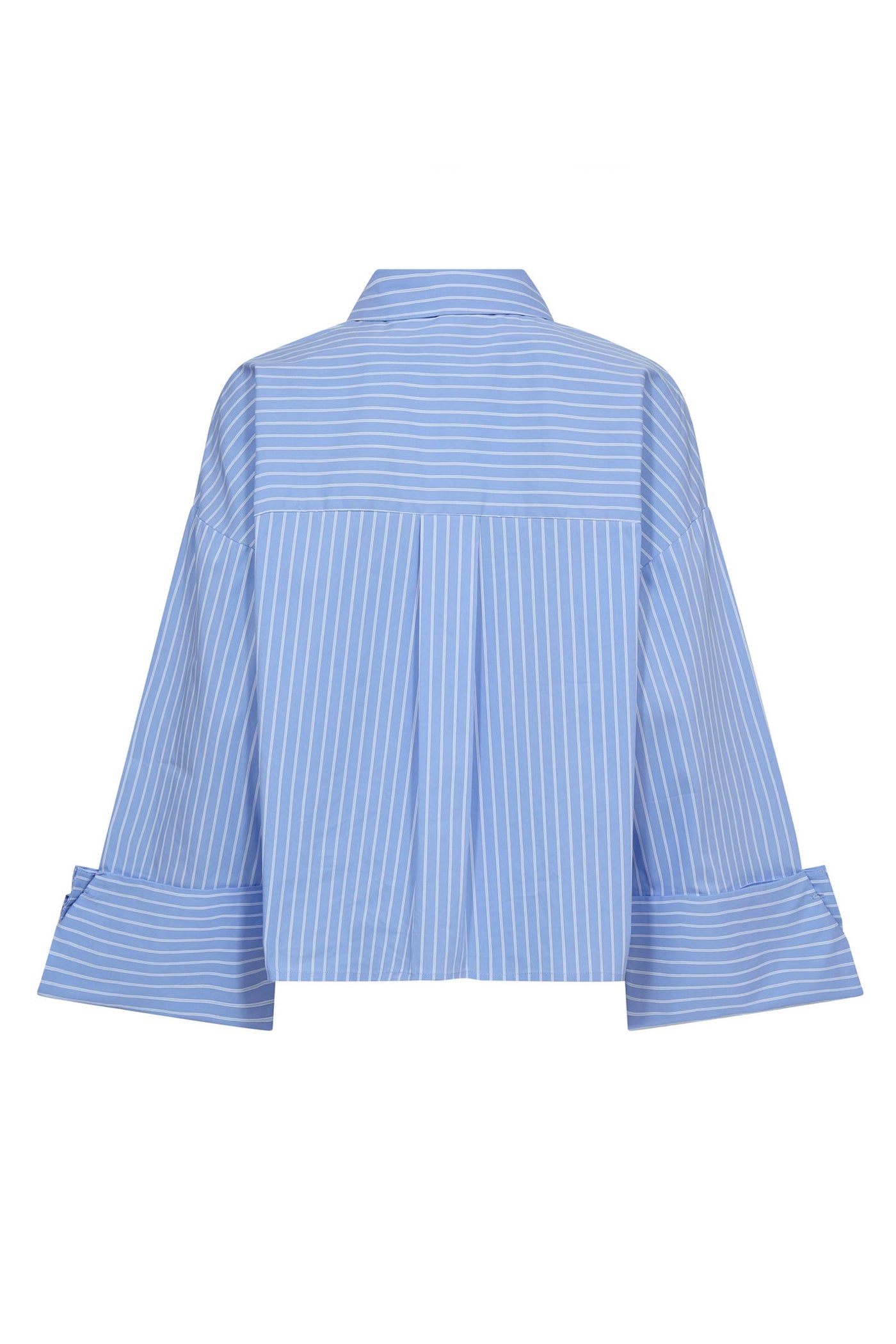 Co'couture Bianca Wide Cuff Shirt – Pale Blue